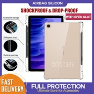 Samsung Galaxy Tab A9 / Tab A9 Plus Transparent Antidrop TPU Case ( with SPEN SLOT Hole Holder) Casing