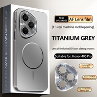 Luxury Frosted Magnetic Full Lens Protection Case For Huawei Honor 400 Pro 400 Global P80 Ultra P80 