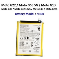 For Moto G22 / Moto G53 5G / Moto G13 / Moto G35 / Moto E32 E32S / Moto E13 E22S  Battery NH50 Bater