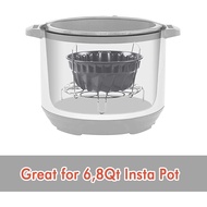 Webake 7 Inch Fluted Tube Pan Non-stick, Heavy Duty Carbon Steel Kugelhopf Cake Baking Mold for 6QT 