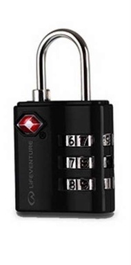 LiFEVENTURE - 英國鎖頭 – TSA Combi Lock (Black)