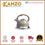 Ấm đun nước bếp từ Kanzo KZ-G58 còi báo Inox 304 - Hàng chính hãng - Chất lượng Đức