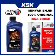 ELF 4T MOTO 4 GOLD 15W-50 / 10W-40 4-Stroke Motorcycle Engine Oil 1L Semi Synthetic