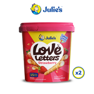 Julies Love Letters Strawberry 705g x 2 tubs