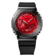 台灣CASIO手錶專賣店 G-SHOCK公司貨八角不鏽鋼錶殼設計GM-2100B-4A~GM-2100  GA-2100
