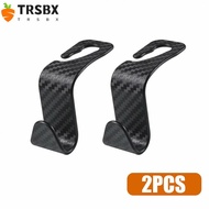 #Treasurebox>>Sleek Carbon Fiber Car Hooks Set of 2 Storage Hooks for Clutter Car
