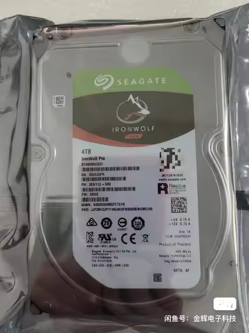 new For Seagate IronWolf Pro NAS 4TB 7200RPM 128MB ST4000NE001 3.5" SATA Hard Drive 100% Tested Fast