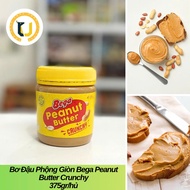 (HÀNG ÚC) Bơ đậu phộng hạt nhuyễn không chảy dầu BEGA PEANUT BUTTER Crunchy Never Oily Never Dry hủ 