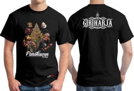 Kaos Gugunungan Panakawan / kaos wayang golek Giri Harja / Kaos wayang golek sunda / kaos pria distr