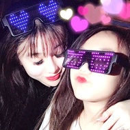Disc Equipment Strobe Glowing Glasses Men Women Bar Nightclub Funny Sunglasses Nightclub led Eyes 11