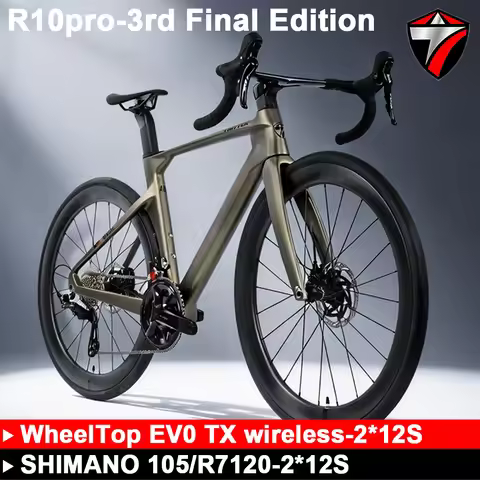 TWITTER R10pro 8.5kg Carbon Fiber Road Bike EVO Wireless 24-Speed Hydraulic Disc Brake Urban Bicycle
