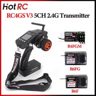 RadioLink RC4GS V3 5CH 2.4G Transmitter Remote Controller With 4/6CH R4FGM R6F R6FG Gyro Receiver Fo