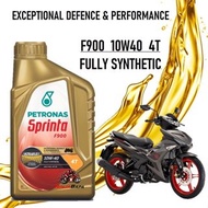 DIJAMIN 100% Original PETRONAS SPRINTA F900 10W-40 10w-40 4T ENGINE Oil Motorcycle 1L FULLY SYNTHETIC Yamaha Honda All