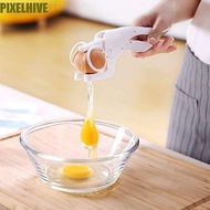 PIXELHIVE​ Egg Separator, Plastic White Egg Shell Cracker, Handheld Egg Breaker For Breaking Egg