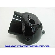 HEADLIGHT CASE -BLACK Fit For HONDA DAX CT50 CT50 K0 CT70 CT70 K0 ST50 ST70 // Mask BLACK