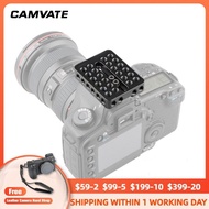 CAMVATE Top แผ่นยึดสำหรับ60D/70D/50D/40D/7DMarkII/5DMarkII/5DMarkIII/Nikon D7000/D7100/Sony A99/A7/A7II/GH4/GH3/GH2