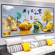 3D Landscape Painting Sofa Background Decoration Painter He Wanshixing Wall Sticker Self-Adhesive Mu