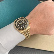 Ready Stock Rolex Submariner Series 18K Gold Automatic Mechanical Watch Men's Watch116618 Rolex