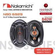 Nakamichi NSG6929 6x9" 4-Way Coaxial Speakers Car Speaker | Speaker Kereta | 6x9 Inch Speaker NSG 69