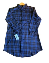 KEMEJA KASUAL BAHAN FLANEL / ATASAN WANITA/ TUNIK KOTAK LENGAN PANJANG/ MOTIF TARTAN/ KEMEJA OVERSIZ