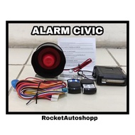 Promo Alarm Honda Civic Type Remote Sleding/Alarm Mobil Honda Civic