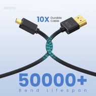 【3C】 Fast Speed 1080p Camera Cable 8K60Hz 4K120Hz Flexible Silicone 30CM For Digital Cameras Project