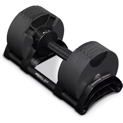 Nuobell Gym Army Adjustable Dumbbells: 5 to 50 Pounds for Men and Women - Ideal for Strength Trainin