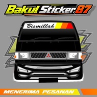 L300 glass block stickers, bismillah glass pickup block model stickers