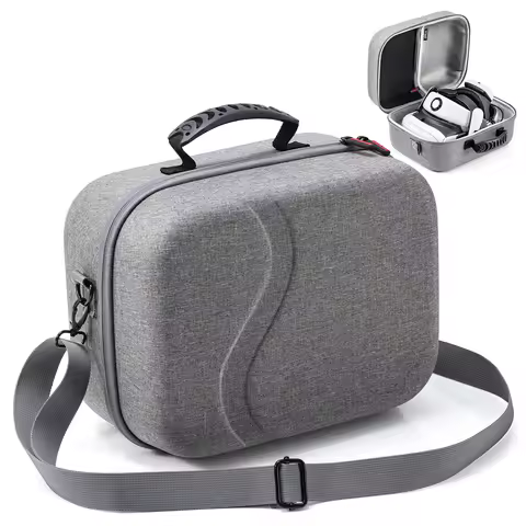 Carrying Case for Meta Quest 3/Quest 3S Accessories, Hard Travel Storage Bag Compatible with BOBOVR 