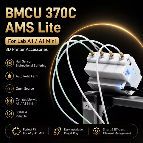 Creativity Bmcu 370C AMS Lite BMCU370C Auto Refill Farm Hall Sensor Bi-Buffering Filament Feeder for