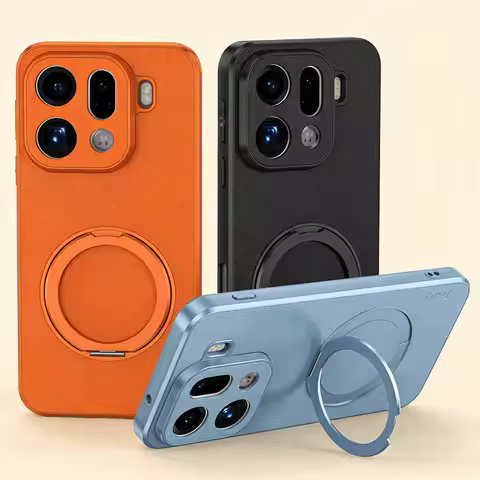 360° Rotating Metal Ring Kickstand Magnetic Case for OPPO Find X9 Pro x9 Reno 15 Pro Max 15 Pro mini