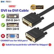 UNITEK 1080p DVI to DVI Cable (Support 24+1 DVI-D, 24+5 DVI-I) DVI Monitor Cable