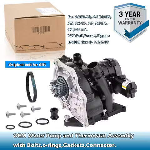 Genuine Original Water Pump Thermostat Housing Assembly 06L121111H,06L121011B For AUDI A3,A4,A5,A6,A