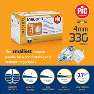 PIC Solution Insupen 33G 4mm (insulin needle/jarum insulin) - 100pcs