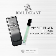 🔥Authentic 212 VIP Black Elixir (10ml Decant)