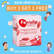 Ferrolip Forte Supplement | Microencapsulated Iron, Vitamin C, Methyl Folate, Vitamin B12, Lemon Fla