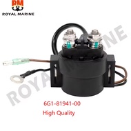 6G1-81941 Starter Relay For Yamaha 15HP 30HP 50HP 60HP Outboard Motor Parts 2 Stroke 6G1-81941-00 6G