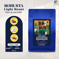 เมล็ดกาแฟ Robusta คั่วอ่อน Mistercoffee  กลิ่นผลไม้ สดชื่น 250 กรัม