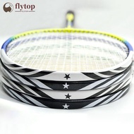 FLYTOP 1Pc Badminton Racket Protection Sticker Full Cover Border Anti-Collision Strip Racket Head Pr
