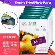 A4/A3 Size Double Sided Glossy Photo Paper (120- 300GSM)Waterproof Double-sided printing is possible