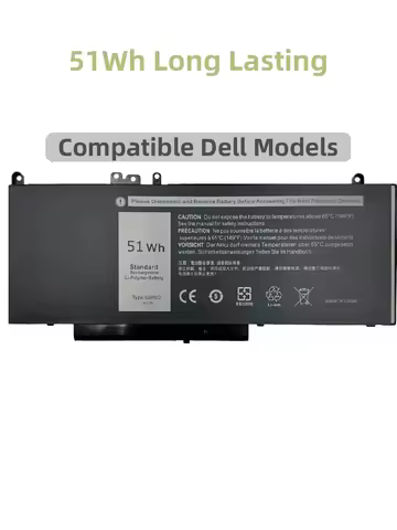 G5M10 Laptop Battery For Dell Latitude E5250 E5450 E5550 G5M10 8V5GX P27S P72G 7.4V 51WH