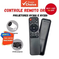HY300PRO Projector Remote for T01A, HY320, HY320 MINI, Allwinner H713 Replacement Pembesar Suara Jar