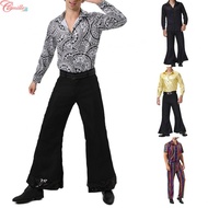 70s Disco Costume Cosplay Costumes Vintage Men Music Party Outfits