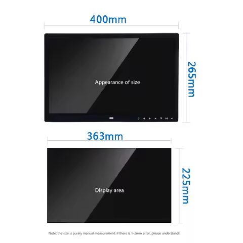 FULL-17 Inch TFT-LCD HD Digital Photo Frame Resolution 1440X900 250Cdm2 Slideshow Clock Remote Deskt