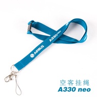 AIRBUS AIRBUS A330neo Civil Airlines Unit Metal ID Holder Lanyard Card Holder Badge Card Boarding Pa