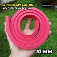 120cm Rubber Speargun 10mm Pipih Karet Panah Ikan Gepeng