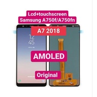 lcd+touchscreen samsung A7 2018 / a750 f fn original AMOLED fullset
