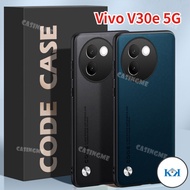 KK Vivo V30e 5G 2024 Luxury Plain Skin Leather Casing For Vivo V30e V30 E VivoV30e V 30E Pro 5G 2024