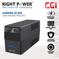 Right Power Aurora III 850VA Line Interactive UPS (850VA/UK Sockets)