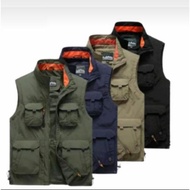 Men's vest cool men's motorcycle vest/ multifunctional men's vest/